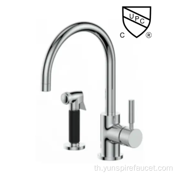 เครื่องผสมเครื่องฉีดน้ำด้านข้างเครื่องผสมห้องครัว Faucet